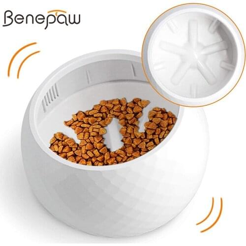 Benepaw Quality No Spill Slow Feeder Dog Bowl Safe Material Anti-Choking Pet Feeder for small medium Dogs Fun Puppy Wobbler Toy