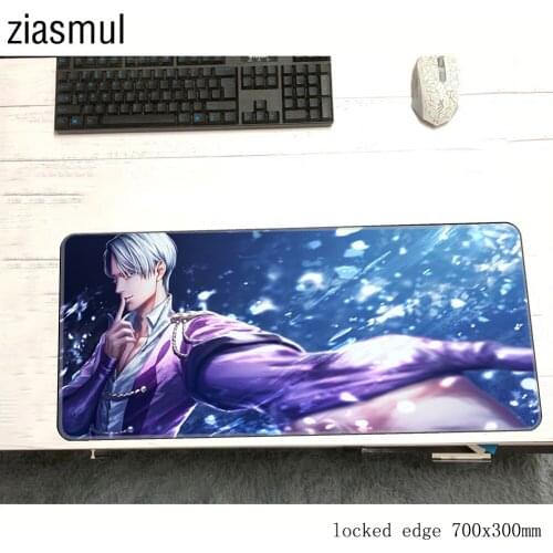 Yuri on ice mouse pad 700x300x3mm mats Adorable Computer mouse mat gaming accessories cool new mousepad keyboard games pc gamer