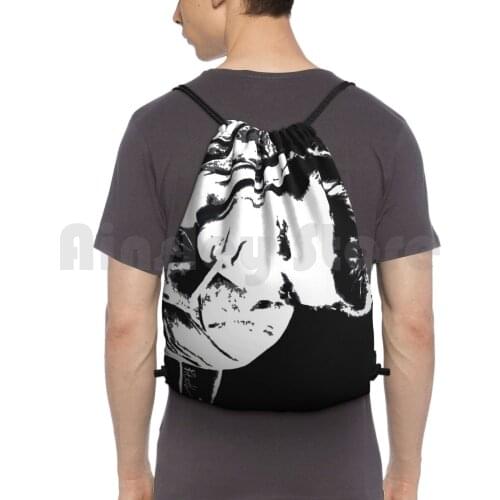 50S Cool Guy Backpack Drawstring Bag Riding Climbing Gym Bag Cool 50S 60S Rebel Cause Dean James Rasketchworx Smoke