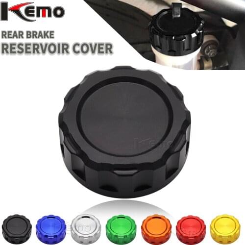 Motorcycle Rear Brake Reservoir Cover Cap For kawasaki Z750 Z 750 2007-2016 2008 2009 2010 2011 CNC Aluminum Accessories