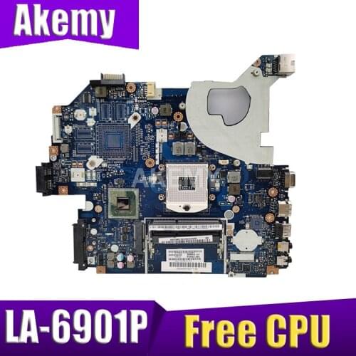 Laptop motherboard For Acer Aspire 5750 5750G 5755 5755G PC Mainboard P5WE0 LA-6901P tesed DDR3