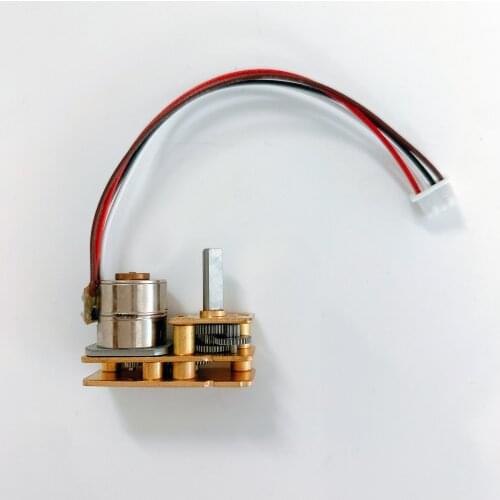 1 peice GM1024BY10 micro stepper gear motor,Inverted structure DC5V 2-phase 4-wire 10*24MM motor