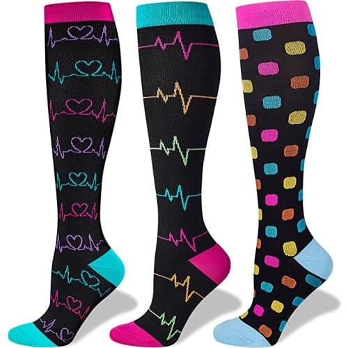 New Compression Socks Best Medical Nursing Varicose Veins Socks 20-30 Mmhg Outdoor Sports Atheletic Legging Socks For Men&Women