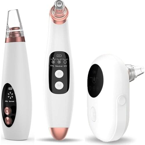 Pore Cleaner Blackhead Remover Vacuum Face Skin Care Suction Black head Black Dots Blackheads Pimples Removal Deep Cleaning Tool