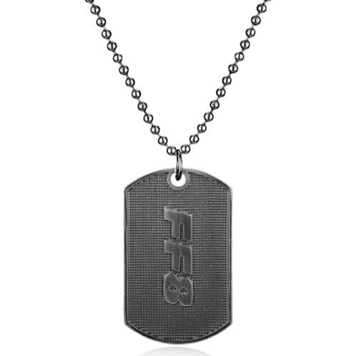 The Fast Furious 8 Letters Pendant Necklace Fashion Necklace for Mens Jewelry Metal Desgin Women And Men Accessories Gift