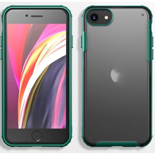 Airbag Drop resistance Case For iPhone SE 2020 Clear Transparent Matte Cover