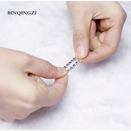 Transparent/Mix Color Crystal Rhinestone Toe Rings for Women Adjustable Stretch finger toe Rings Foot Jewelry
