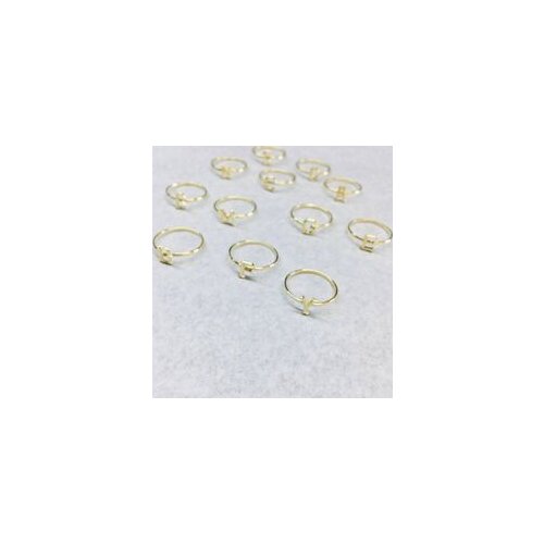 SembolGold Letter Gold Ring 14k Gold Fashion Women Jewelry Fashion Love Gift Elegant Ring For Wedding Accessories Women