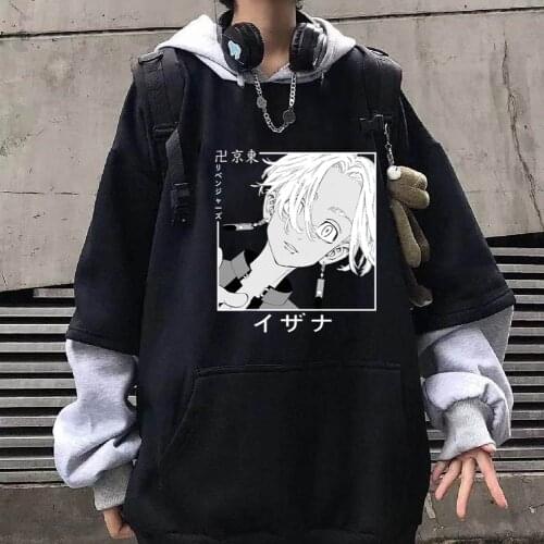 2021 Hot Anime Tokyo Revengers Hoodies Men Women Long Sleeve Sweatshirt Kurokawa Izana Bluzy Tops Clothes