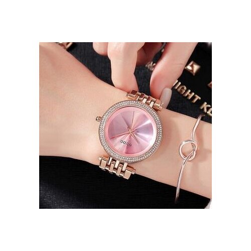 2019 Fashion Guou Top Brand Good Quality Ladies Luxury Rose Gold Watch Female Fashion Quartz Watch Simple Girl Gift Quartz Wrist