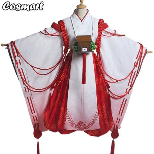 Onmyoji SSR God of Predestination Japanese Kimono Cosplay Costume Uniform Halloween Suit For Women Outfit New 2020 Hot Game