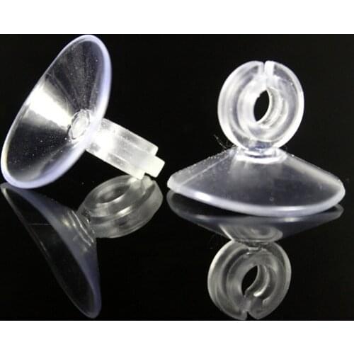 10Pcs Aquarium Fish Tank Suction Cup Heating Sucker Clips Holders For Air Line Oxygen Tube Hose Pump Double Sided Suction Cups