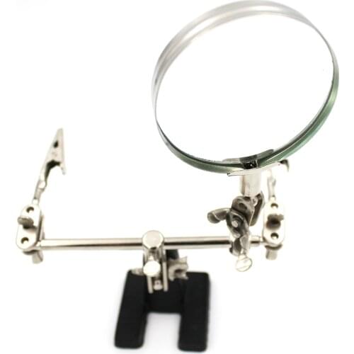 3 in 1 Welding Magnifier 360 Degree Rotating Adjustable Auxiliary Clamp Platform Welding Repair Tool