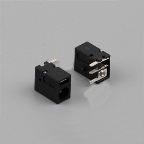 5pcs fixed foot 1 outer diameter 4.0 inner core PIN pin 3 foot high temperature high quality DC power socket female seat
