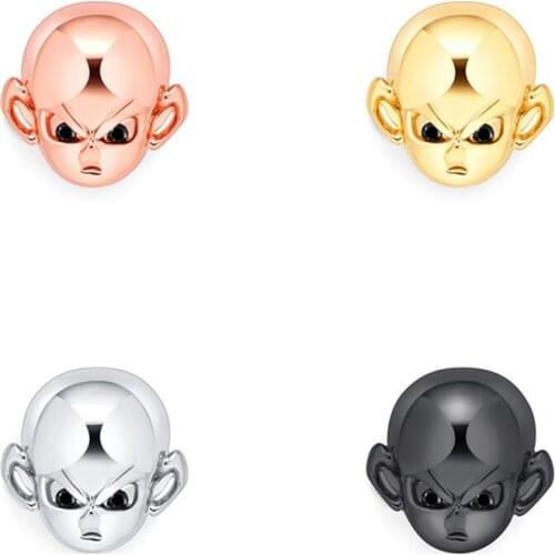 Angry Baby CZ Cubic Zirconia Accessories Brass Metal Charm DIY Jewelry Bracelet Beads for jewelry making Connectors Accessorie