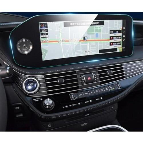 Car Navigation Tempered Glass Screen Protective Film Sticker GPS Multimedia LCD Guard For Lexus LS500H 2021 Accessories