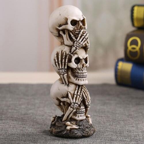 Large Punk Skull Candle Silicone Mold Creative Halloween Parties Ornaments Horror Aroma Candle Mold Plaster Crafts Mold