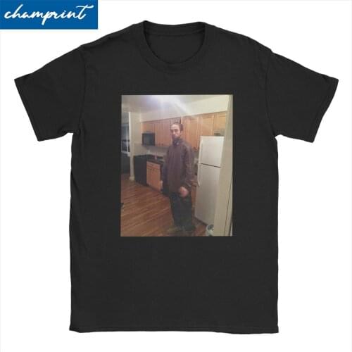 Men Robert Pattinson Standing Meme Classic T Shirt Pure Cotton Tops Casual Short Sleeve Round Neck Tee Shirt Big Size T-Shirt