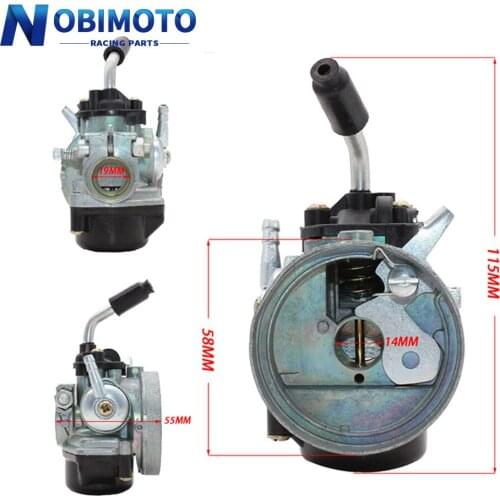 14mm Carburetor 37cc Water Cooled Carb Modify 43 47cc 49cc 2-Stroke Motorcyle Mini Pocket bike Dirt Pit Bike ATV Quad