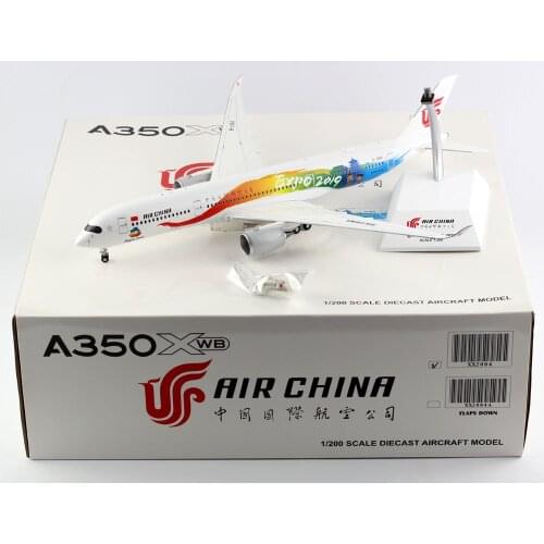 1:200 Alloy Collectible Plane JC Wings XX2084 Air China "Beijing Expo 2019" Airbus A350-900XWB Diecast Aircraft Jet Model B-1083