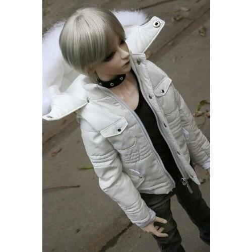 [wamami] Free Shipping New Wholesale/Retail White Jacket/Coat/Outfit For 1/4 BJD Doll Dollfie Jacket