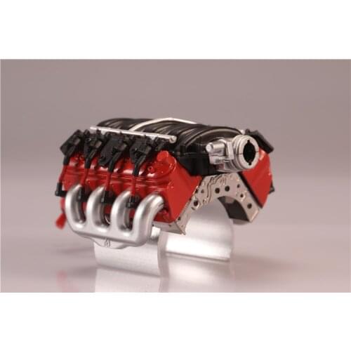 LS3 V8 6.2L Simulation Engine Cover Radiator Motor Fan for 1/10 scale Traxxas Trx-4 D90 D110 D130