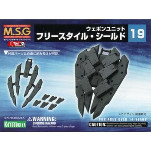Kotobuki MW19R FREE-STYLE SHIELD Freestyle shield accessory kit Assembly Action Figure Brinquedos Model
