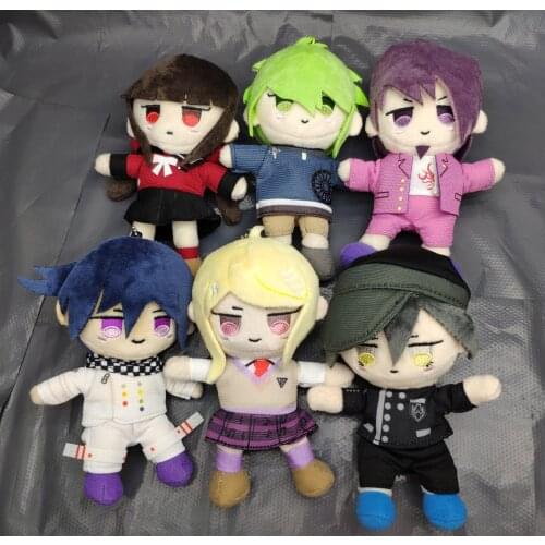 Set of 6 Anime Danganronpa V3 Dangan Ronpa Oma Kokichi Plush toy doll key chains