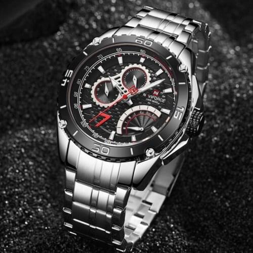 NAVIFORCE Men Watch Top Luxury Date Display Fashion Luminous Quartz Watch Men Clock Sport Waterproof Watch Men Relogio Masculino