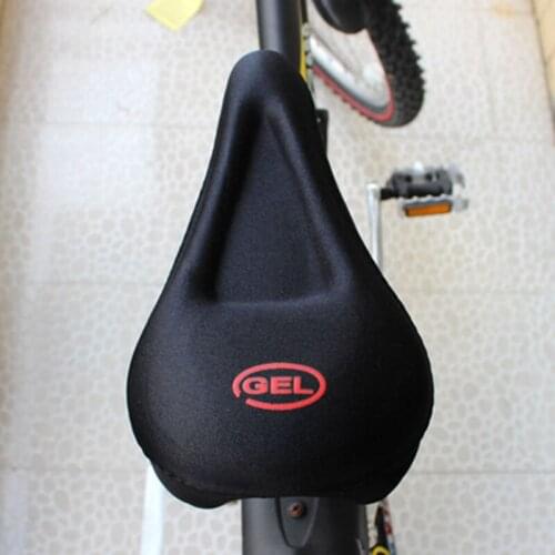 2018 New Soft Gel Silicone Bikes Saddle Cover Bike Bicycle Cycliing Seat Mountain Cushion Pad Black