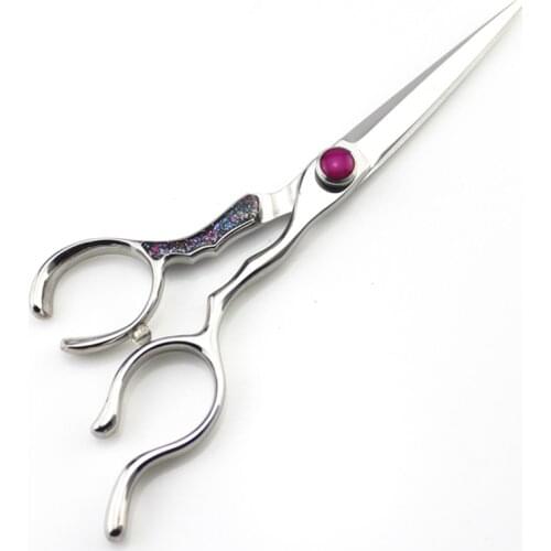 Upscale professional Japan 440c 6 inch hair scissors salon makeup makas shears hair cutting barber scissor hairdressing scissors