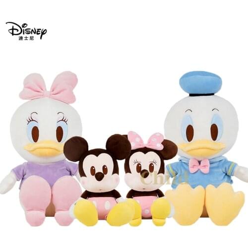 Disney Genuine Mickey Minnie Plush Toy Doll Cute Creative Donald Duck Daisy Plush Doll Mickey Mouse Childrens Favorite Doll