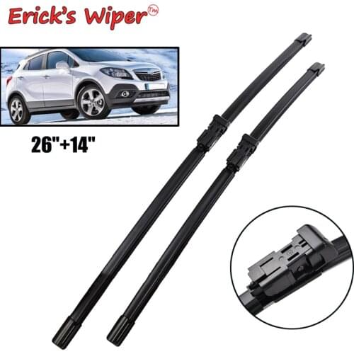 Ericks Wiper LHD Front Wiper Blades For Opel Mokka Buick Encore 2012 - 2020 Windshield Windscreen Front Window 26"+14"