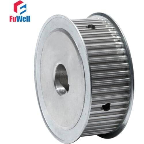 HTD 5M-60T Timing Belt Pulley 27mm Width Gear Pulley With Keyway 12/14/15/16/18/19/20/25mm Bore 60Teeth Transmission Pulley