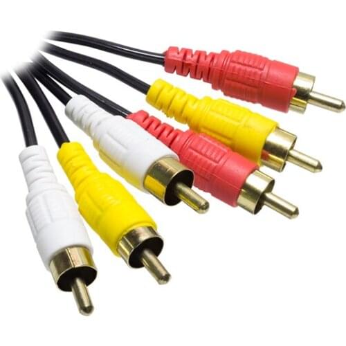 3 RCA + 3 RCA 1.5 METERS STANDARD RCA CABLE