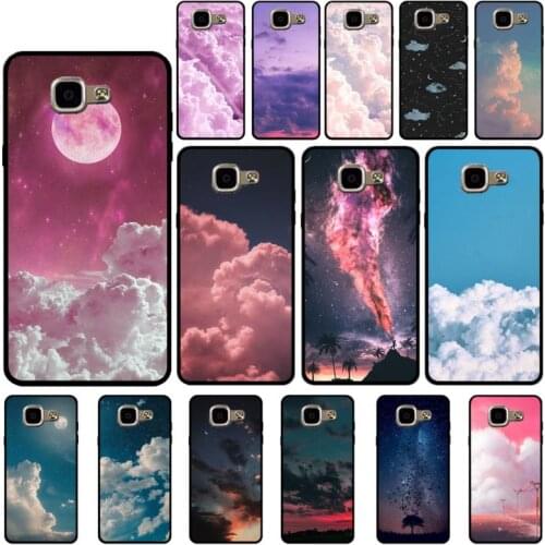 YNDFCNB Moon Star Cloud Night Phone Case for Samsung A6 A7 A8 A10 A20 A21 A30 A30s A31 A40 A50 A51 A52 A70 A71