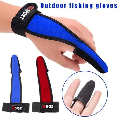 Protector Gloves Single Finger For Fishing Bare Fingertips Fishermen Surfcasting Non-Slip Glove Sea Fishing Tool B99
