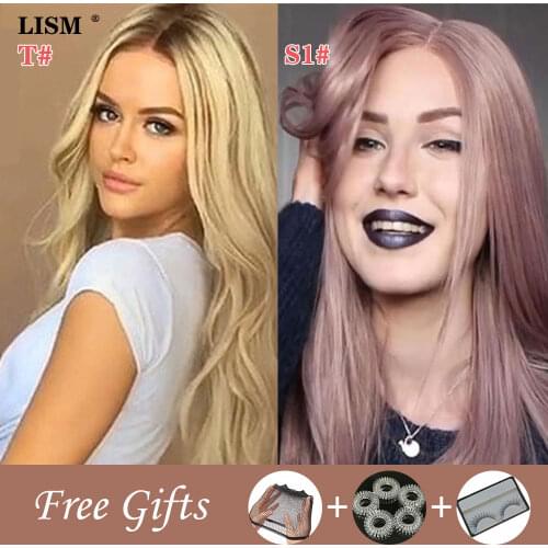New Women Synthetic Cosplay Wig Blonde Bigoudis Cheveux Pour Femme Peruki Damskie Pelucas De Mujer Pelo Natural Lolits Wigs