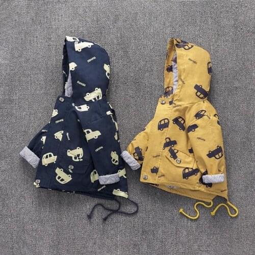 Cartoon Winter Parkas Jacket Childrens Clothing for Boys Girls Baby Clothes Thicken Top Jacket Toddler Kids Cotton Clothes Hood