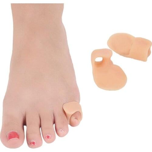 1 Pair Silicone Little Toe Finger Straightener Hallux Valgus Bunion Corrector Foot Health Care Product