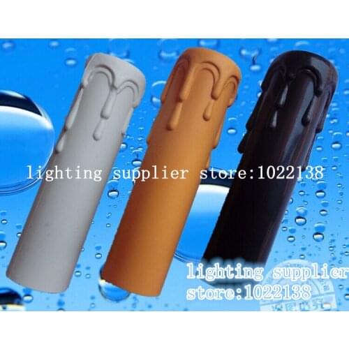 10Pcs/Lot, table lamp base Candle lamp holder tube candle lamp base sleeve Candle bulb base Cover, Chandelier Part, Free Shiping
