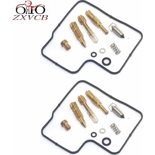 2set for XRV650 Africa XRV650 1988-1990 Motorcycle carburetor repair kit floating needle seat parts