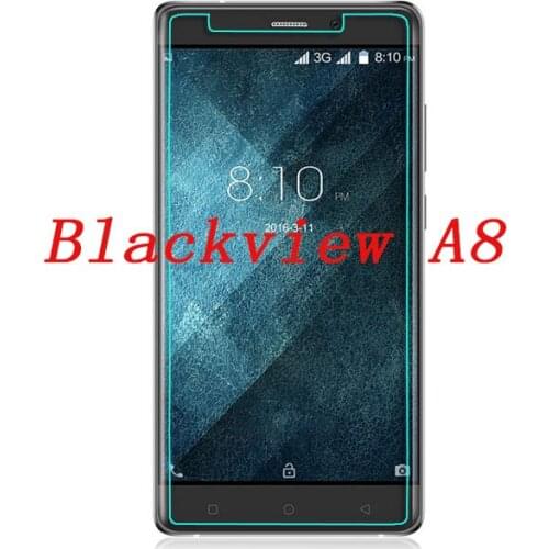 2PCS Smartphone Tempered Glass for Blackview A8 5" 9H Explosion-proof Protective Film Screen Protector cover phone