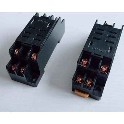 5PCS PTF08A intermediate relay base LY2NJ HH62P JQX-13F 8PIN 10A socket