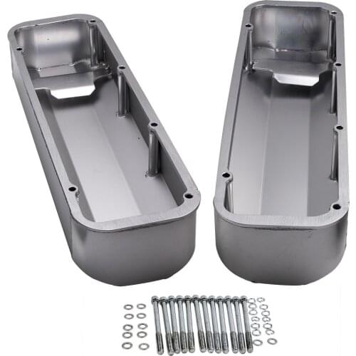 Aluminum Engine Valve Covers + Bolts Kit for Ford V8 BBF 429 460 Big Block