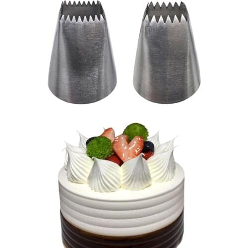 Large Size Square Icing Piping Nozzles Cake Decorating Pastry Tip Sets Fondant Cake Mold Tools
