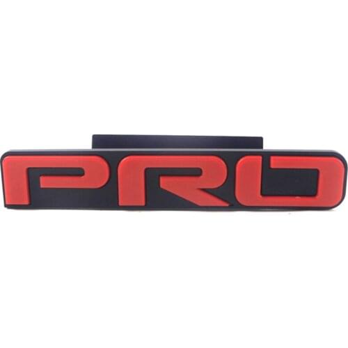 Colored Letters Emblems for Toyota TACOMA 4RUNNER Offroad TRD PRO Car Styling Front Grille Badge Grill Logo