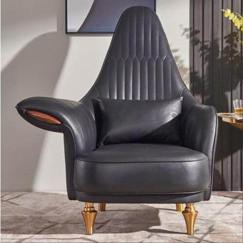 Single person sofa Nordic sofa chair villa armchair lazy lounge chair