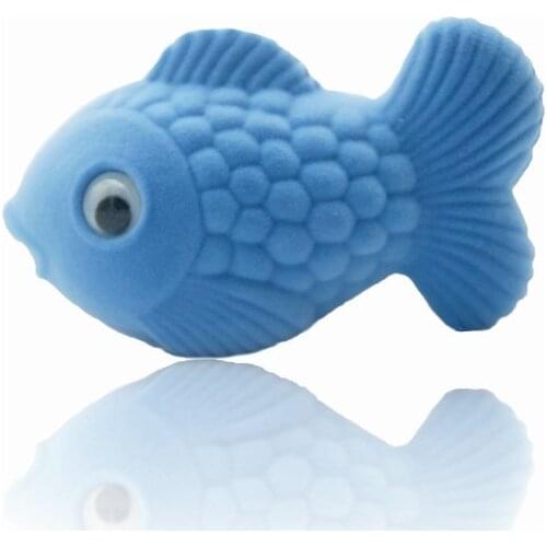 HOSENG 30Pcs Blue and Pink Ring Box Luxury Cute Fish Animal Velvet Case Women Creative Storage Jewelry Packaging HS_330