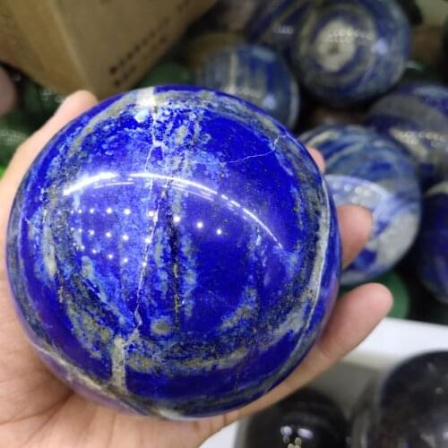 Hot Sale Lapis Lazuli Ball Crystal Stone Sphere Reiki Energy Wand For Healing Decoration